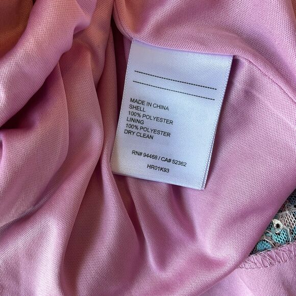 Sequin Strapless Midi Sheath Cocktail Dress Pink Size 6 Laundry by Shelli Segal - Picture 11 of 14